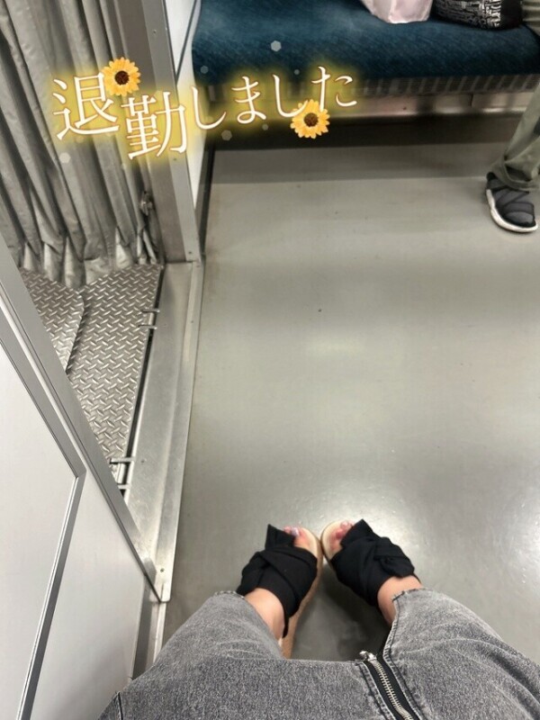 電車に揺られて