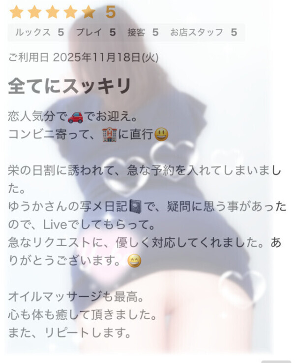口コミ嬉しいです(˶ᵒ̴̶̷᷄ ⁻̫ ᵒ̴̶̷᷅˵)💕