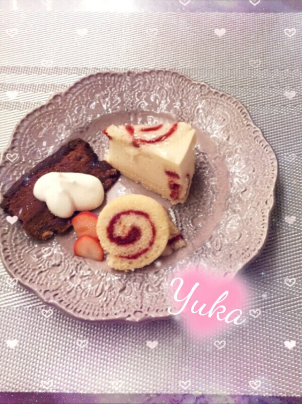 溶かして、混ぜて…💖