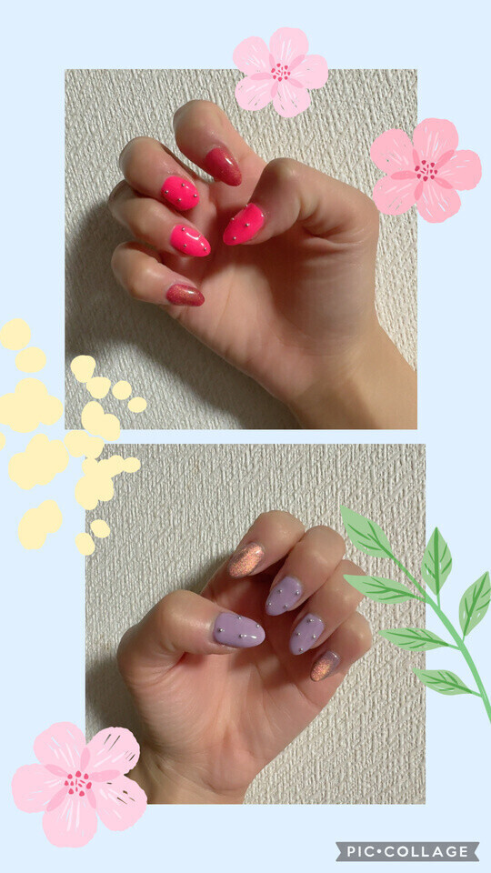 おネイル変えまちた❣️