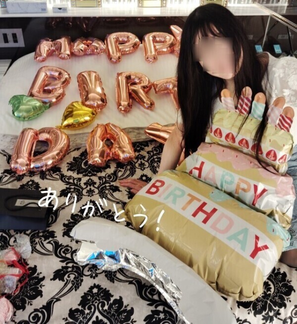 Mさんありがとう！！サプライズ大感動♡♡♡