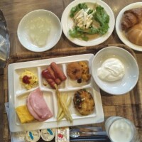 このホテル最後の朝ご飯🍞