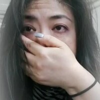 おやすみなさい(あ、顔は角度と文字のマジックです)