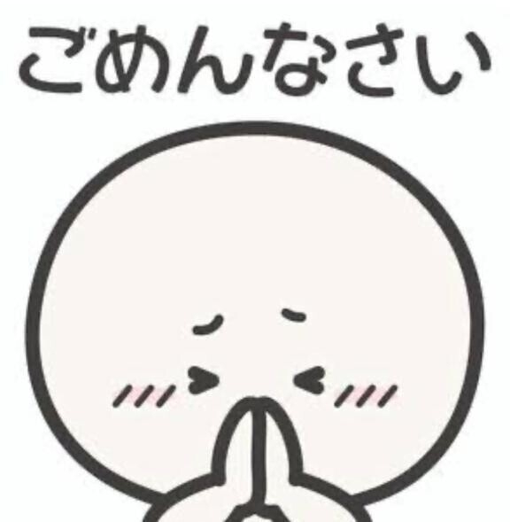 申し訳ございません…