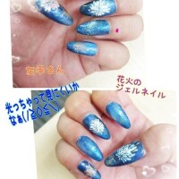 今月は花火🎇ネイル❣️