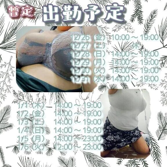 ざっくり出勤予定