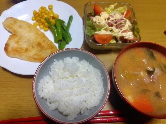 昨日の夕飯🍚
