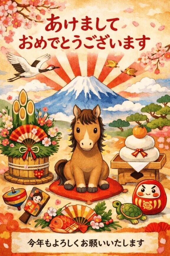 新年のご挨拶と今日の出勤スケジュール🎵