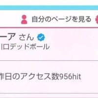 昨日の日記アクセス数✨