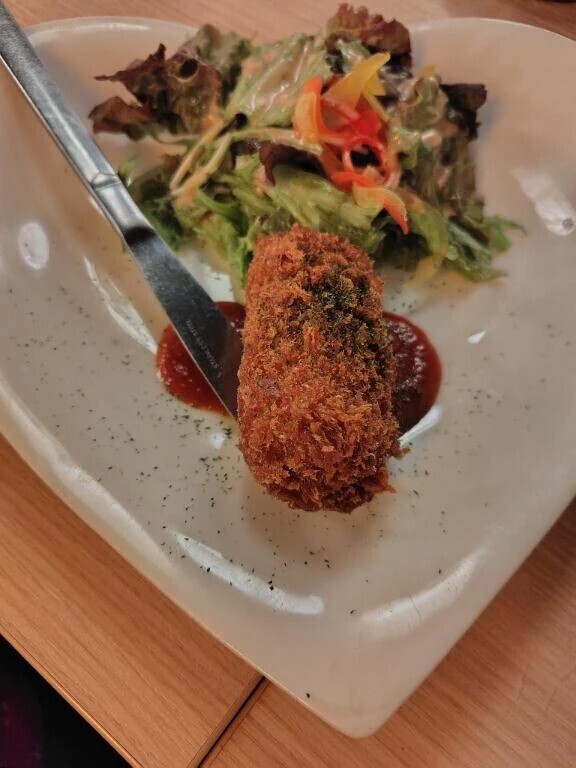 この前食べたカニクリームコロッケ🧆