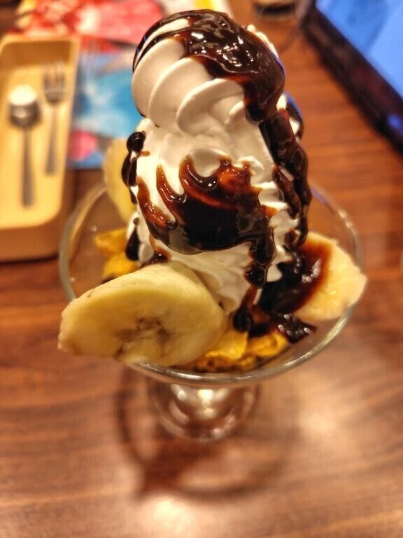 昨日のデザート🍨