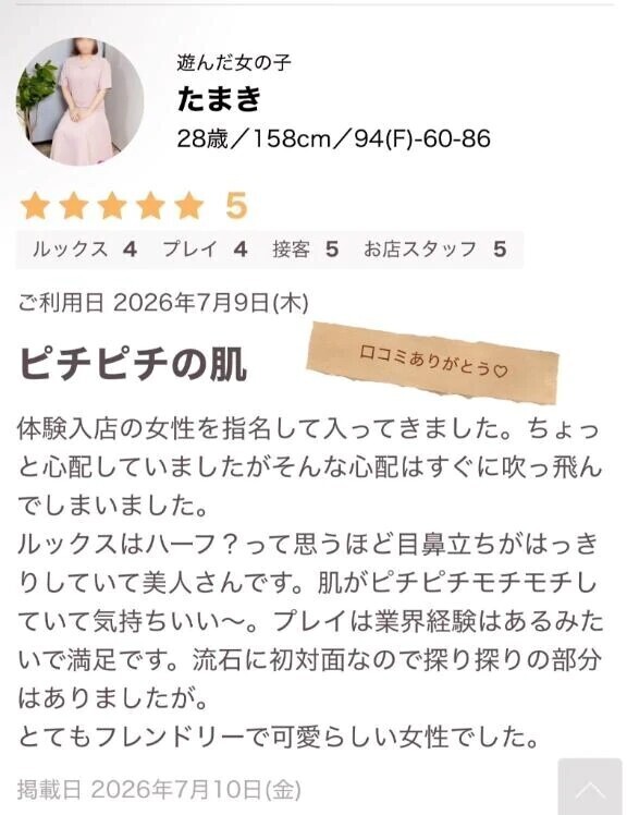 【口コミ御礼日記】