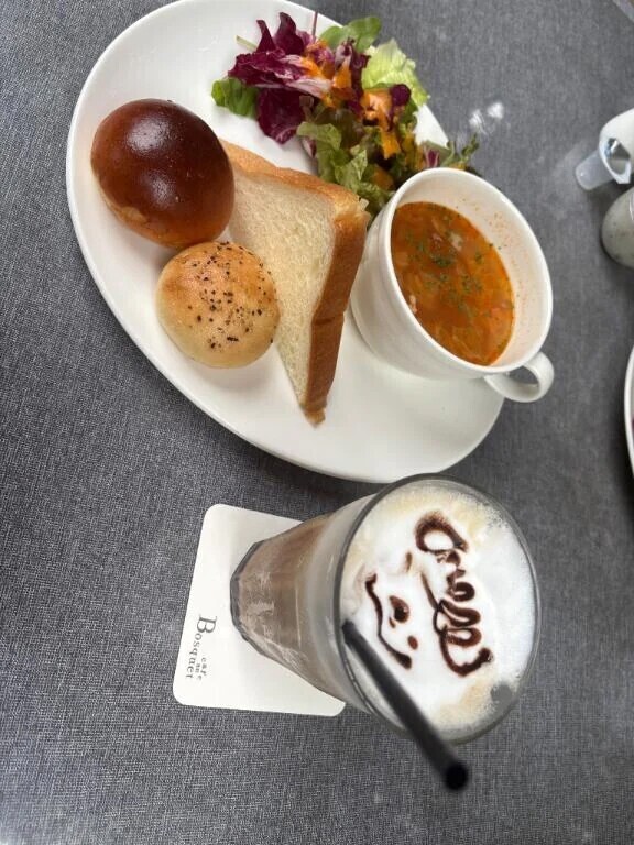 テラスでモーニング☕︎