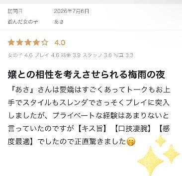 口コミ投稿ありがとうございます?木20時から！