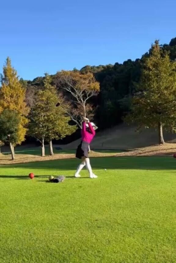 ゴルフから始まる一日??