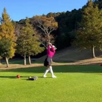 ゴルフから始まる一日??