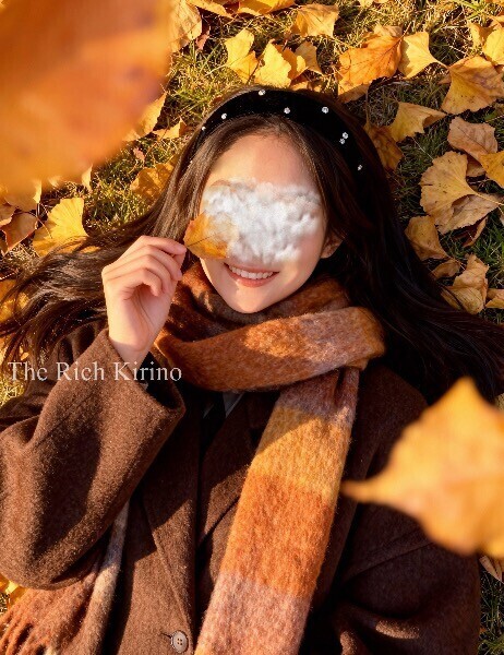 ぐるぐる巻きで雪だるまみたい…❄️