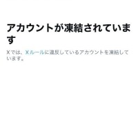 凍結されました?