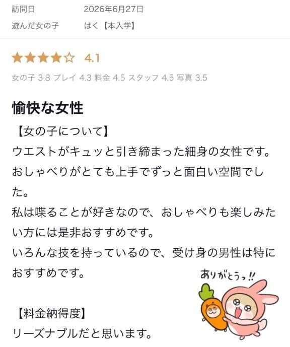 【お礼写メ日記】