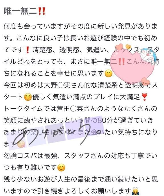 【お礼写メ日記】