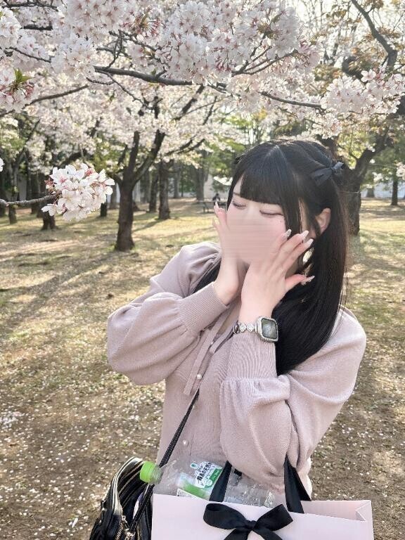 お花見したよ