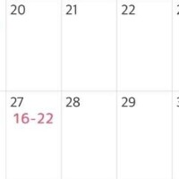 5月後半のシフト??