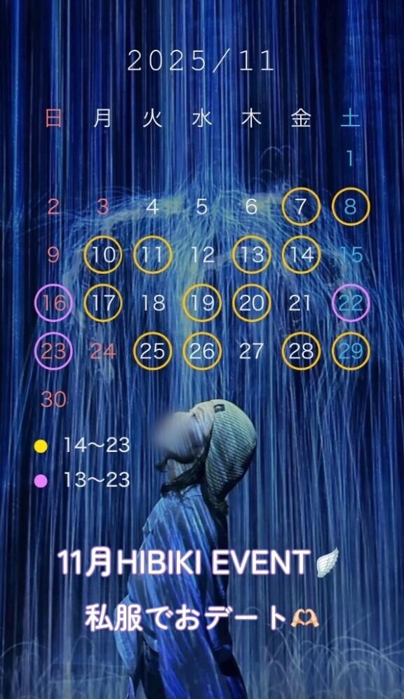 11月の予定??- ? -)