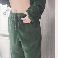 もこもこパジャマの下は…