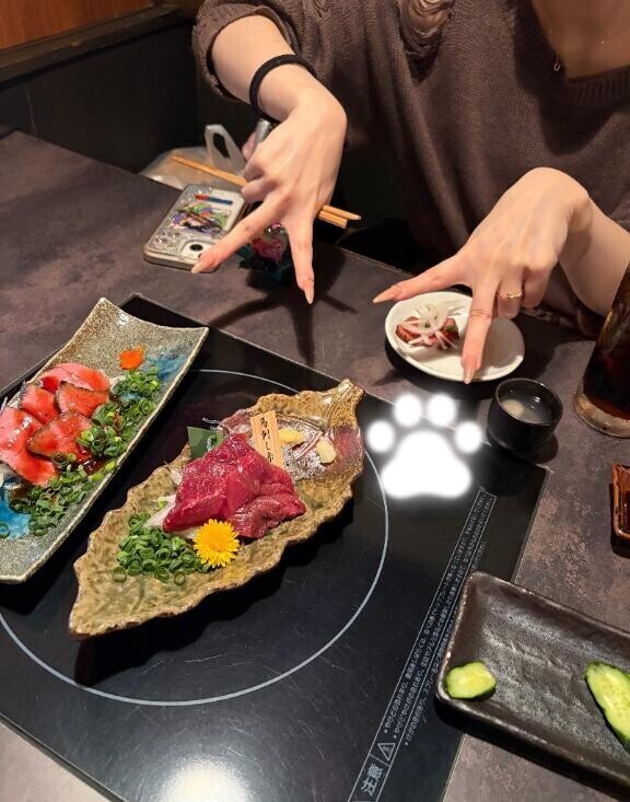 初馬刺し??