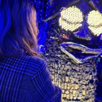 紅葉とイルミネーション