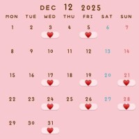 ??12月カレンダー??