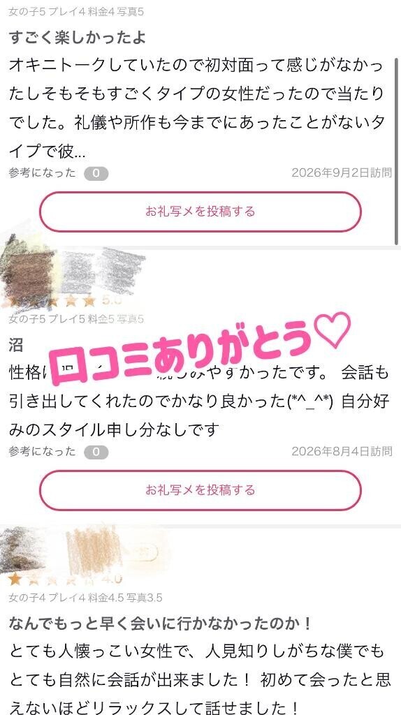 口コミ本当にありがとう?