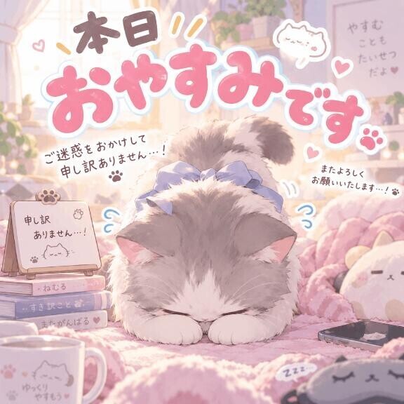 おやすみです??