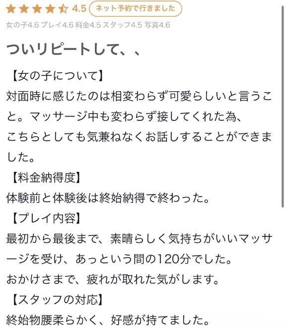 【お礼写メ日記】
