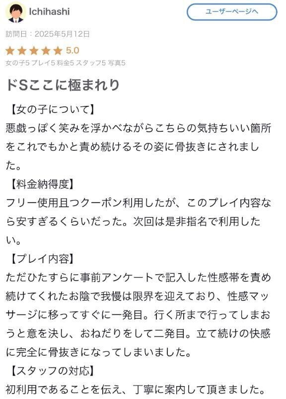 濃密💜【お礼写メ日記】