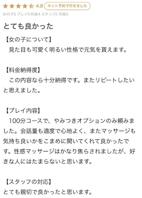 【お礼写メ日記】