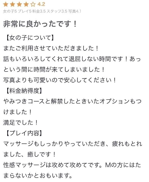 【お礼写メ日記】