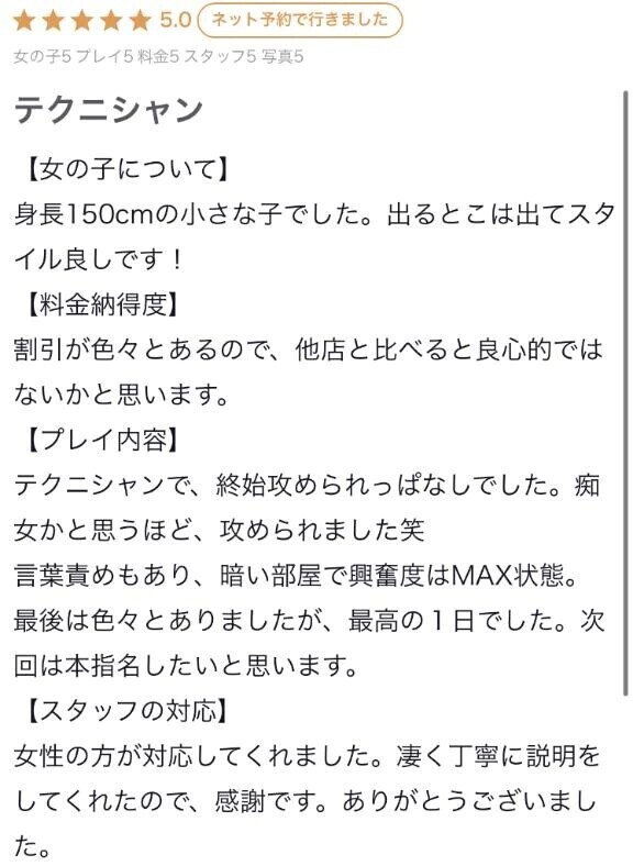 【お礼写メ日記】