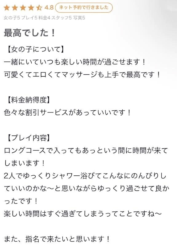 【お礼写メ日記】
