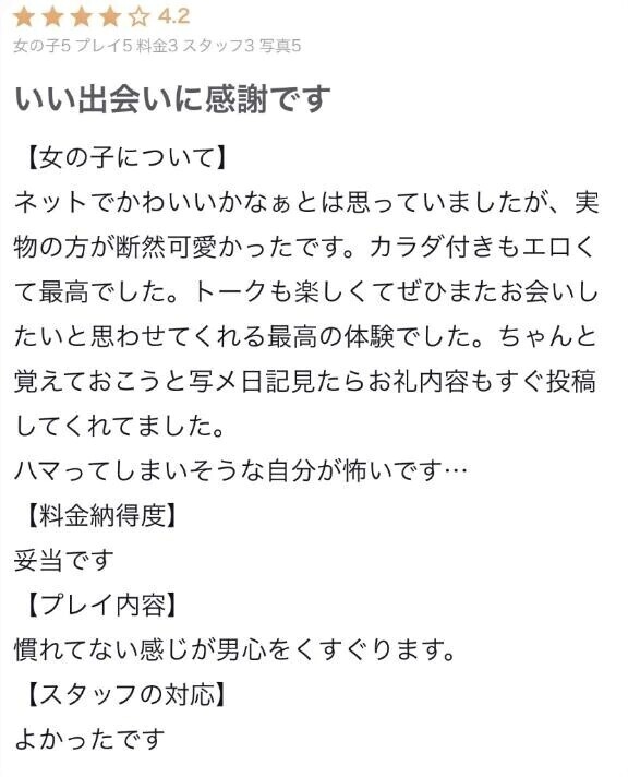 【お礼写メ日記】