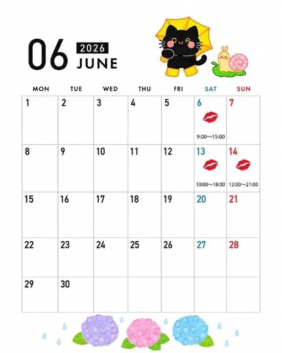 6月☂️
