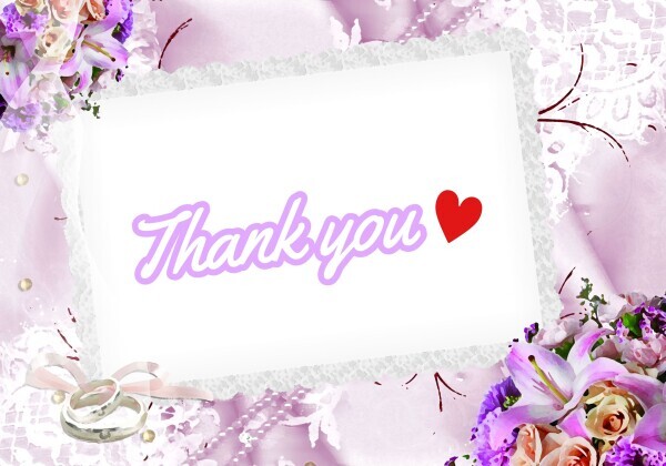 お礼です♥️(遅くなってごめんなさい💦)