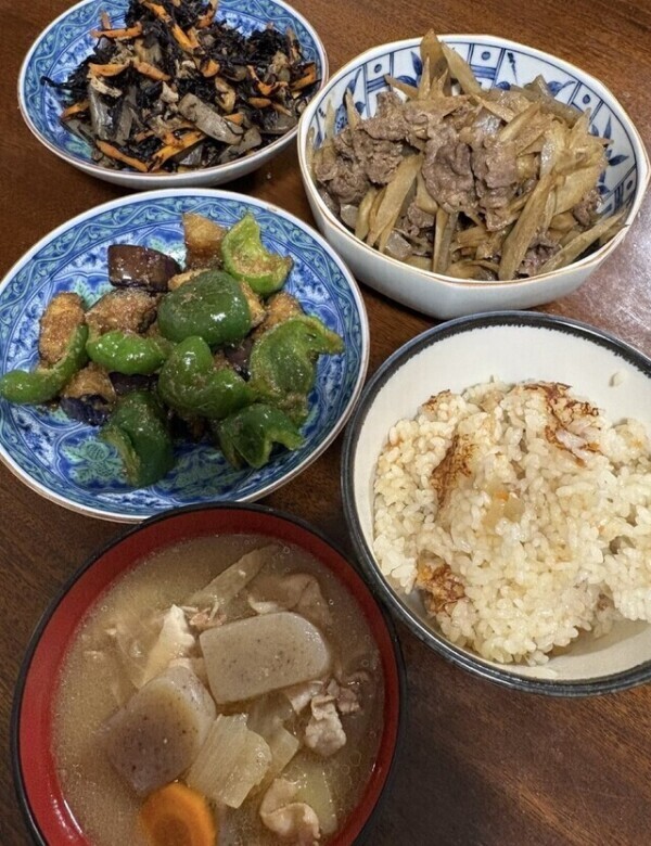 うちの夕飯😊