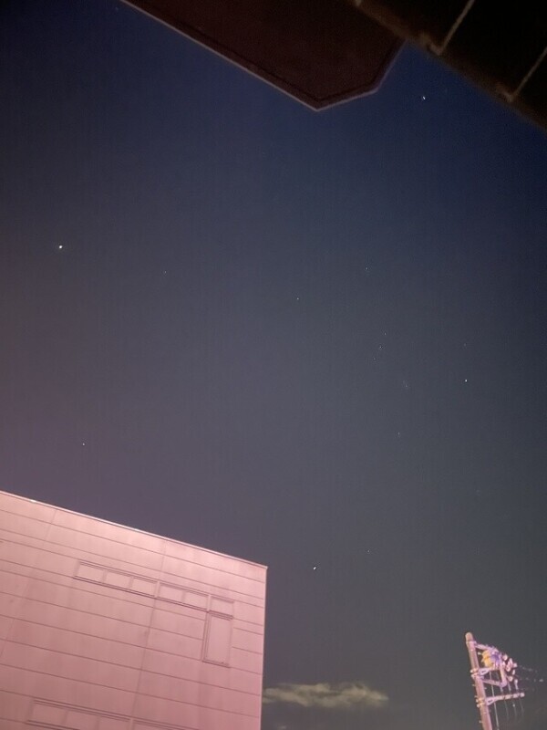 星空が綺麗だった件。