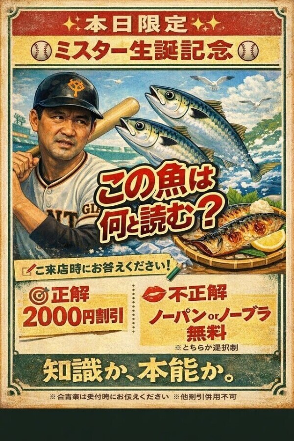 見て見て❣️イベントだよ⁉️本日限り‼️