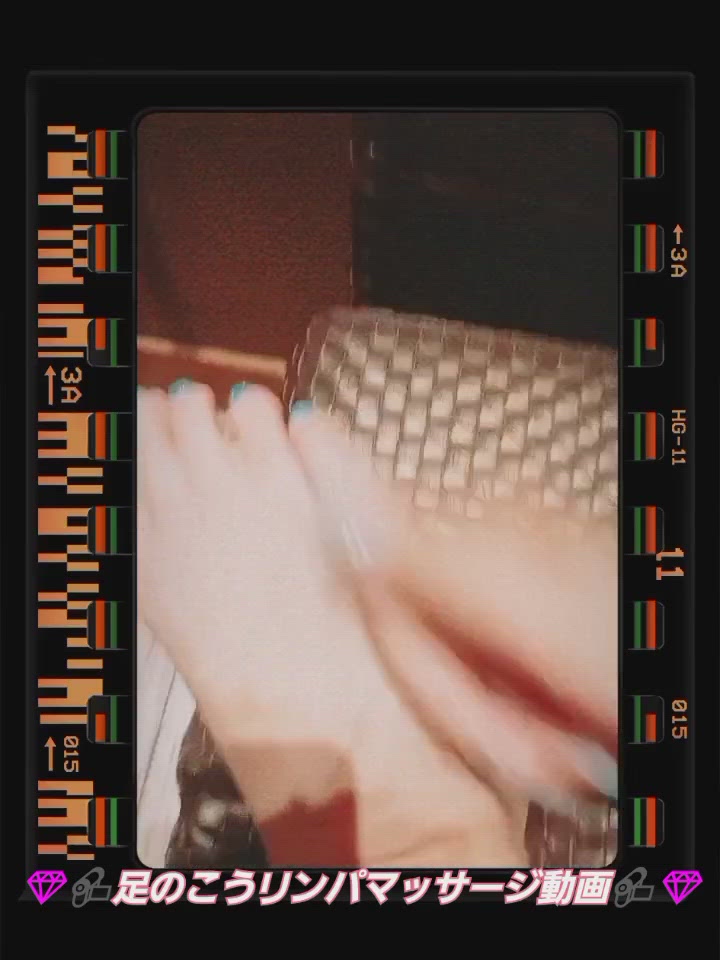 【💎📹足の甲リンパマッサージ動画(癒し)📹💎】