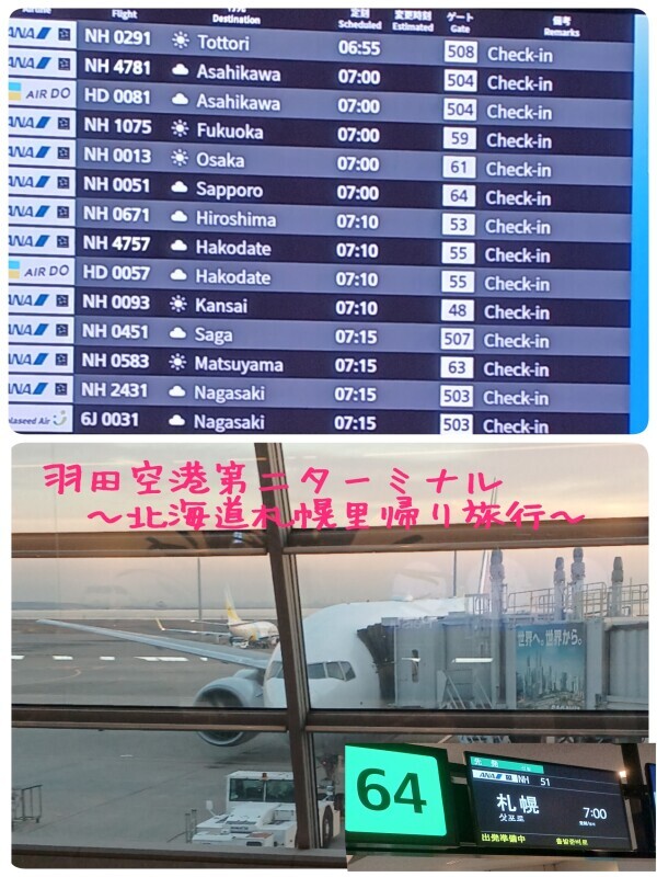 【北海道札幌里帰り旅行日記】