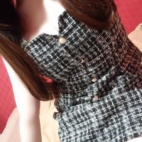 色白な女の子に////