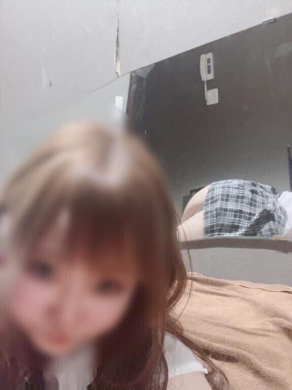 鏡越し?お尻