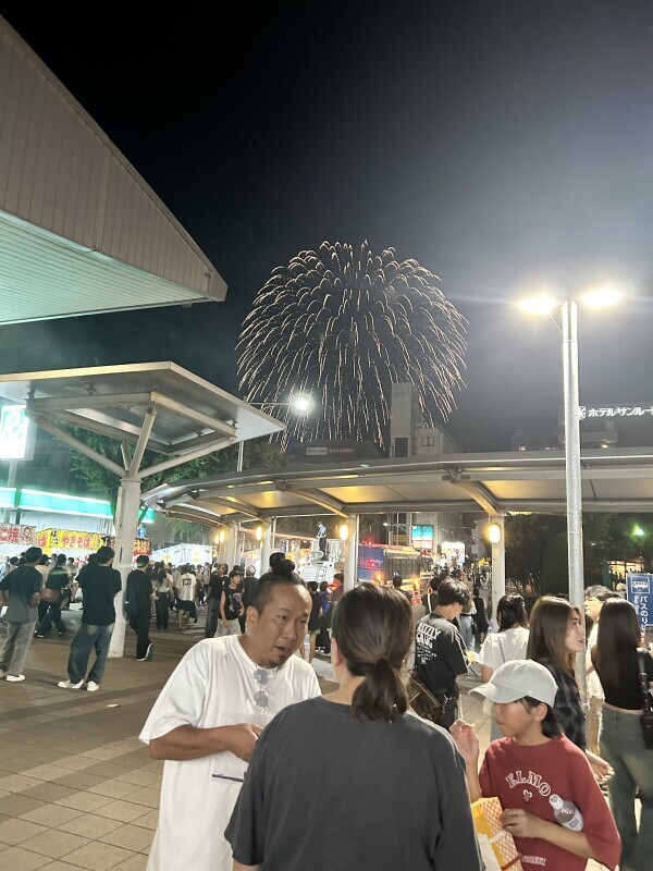 花火大会だ